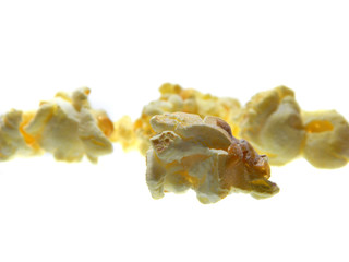 popcorn isolated on white background