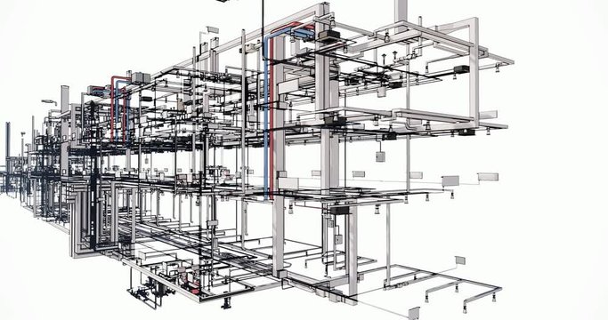 Computer design of utilities at BIM technology	