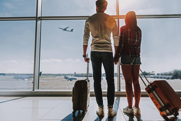 Young couple is going on honeymoon together