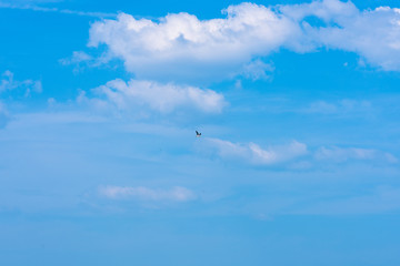blue sky with clouds