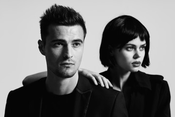 portrait of a man and woman