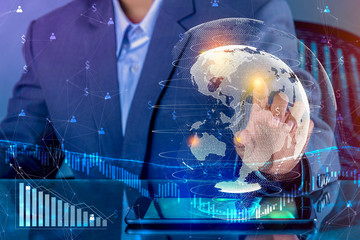 Financial business And the growth of world money.