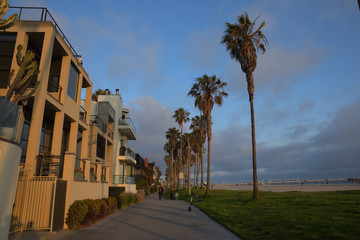 Fototapeta na wymiar Venice Beach Boardwalkd