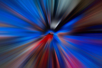 Fondo abstracto colorido efecto zoom
