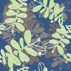 Plants and Leaves Forest Camo