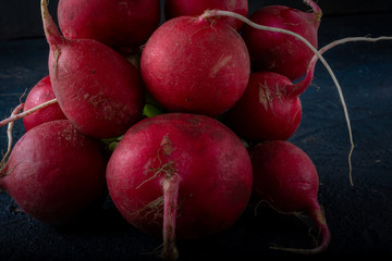 Organic red radish