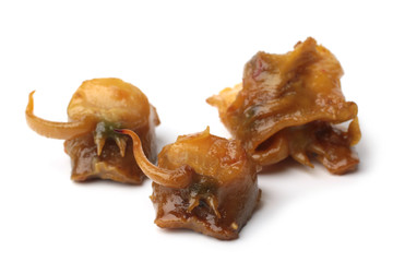 Fried rapana meat