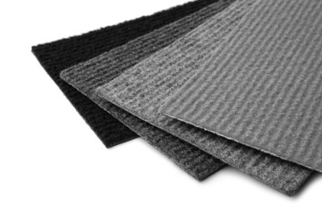 Samples of collection carpet