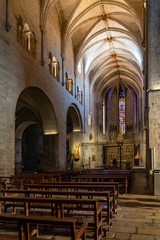 Fototapeta premium Cathedral of Girona in Catalonia, Spain.