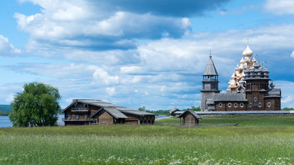 wooden architecture on Kizhi island