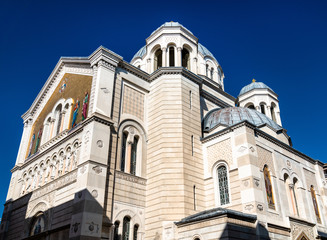Fototapeta na wymiar Saint Spyridon Orthodox Church in Trieste, Italy