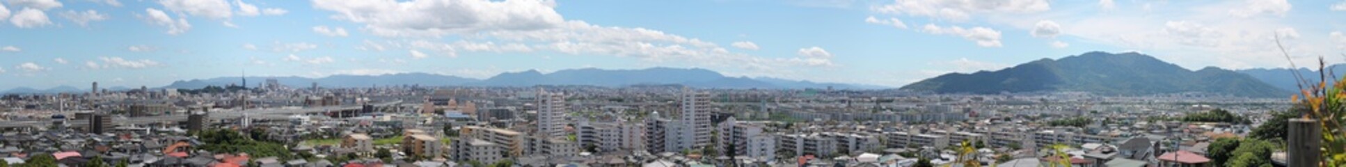 Fototapeta na wymiar Panorama de Fukuoka