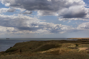 Obraz premium Ancient Greek village ruins of ancient Olbia northern coast of the Black Sea