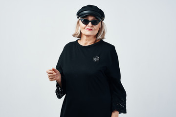 portrait of young woman in sunglasses