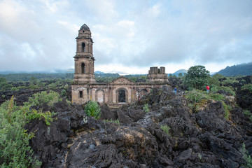 Fototapeta na wymiar San Juan Parangaricutiro