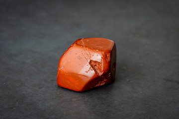 Red jaspis jewel mineral precious shiny gemstone - obrazy, fototapety, plakaty