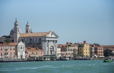 Fototapeta na wymiar Venice Dorsoduro quarter in MARCH 2019,