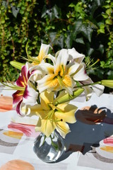 Bouquet de lys Schéhérazade et Lady Alice