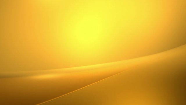 Beautiful abstract gold wave animation background. Abstract smooth flying flow golden lines. Gold, brown or yellow template. seamless looping animation