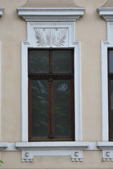 old window, old architecture in Bistrita, ROMANIA,2019