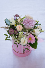 bouquet of flowers at the wedding in Romania