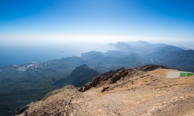 The coast of Mediterranean sea