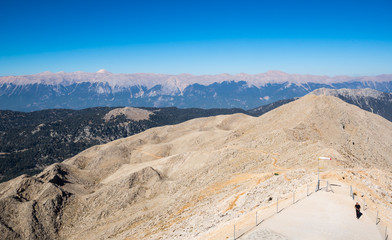 Panoramic view from the peak of Tahtali