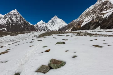 Cercles muraux Gasherbrum K2 mountain peak, second highest mountain in the world, K2 trek, Pakistan, Asia