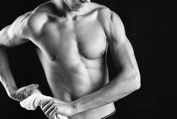 Obraz na płótnie Canvas muscular body