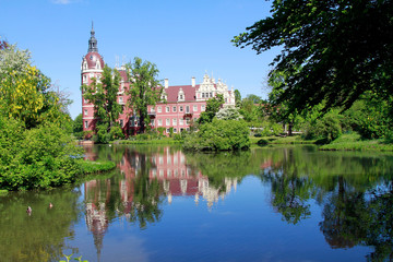 Pueckler Park, Castle Muskau, Prince Pueckler, Pueckler, Park, Bad Muskau, Saxony, Germany, Europe