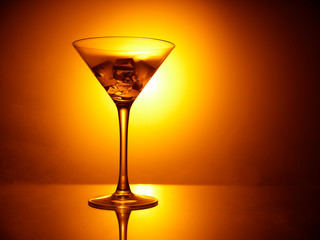 glass of martini
