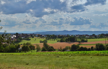 Fototapeta na wymiar Blick auf die Umgebung von Emmendingen