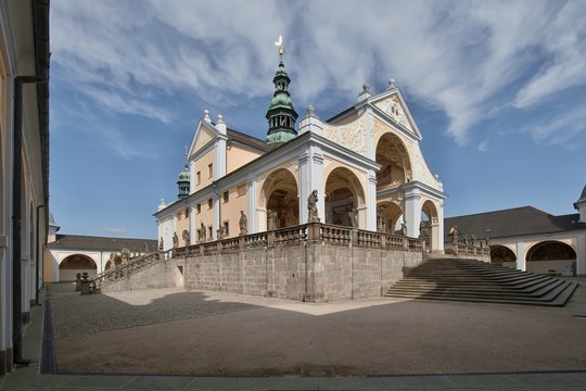 Pribram, Czech Republic. May 05. 2018. Holy Mountain. A place of pilgrimage during the "Night of the Churches" event.