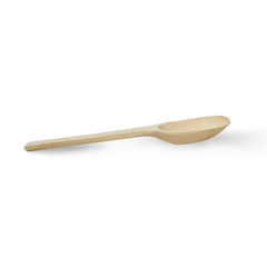 wooden spoon, from light wood, rustic style