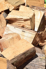 firewood winter stock 
