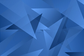 abstract blue triangle overlay vector background