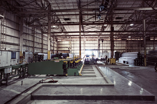 Interior view of factory