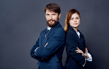 portrait of a man and woman