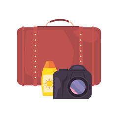 summer time holiday icon vector ilustration