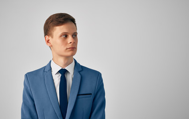 portrait of a businessman isolated on white