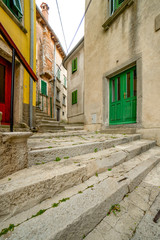 Altstadtszene Labin, Kroatien