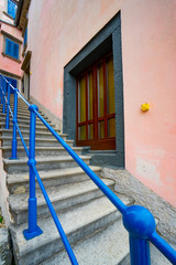 Treppenaufgang, Altstadtszene Labin, Kroatien