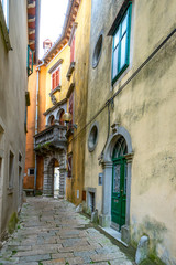 Altstadtszene Labin, Kroatien