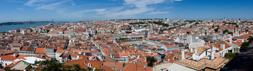 Naklejka na ściany i meble Lisboa panoramica