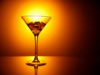 glass of martini