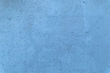 Bright deep saturated blue concrete wall background