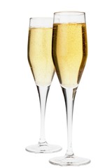 Two Champagne Glasses