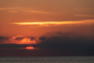 Abenddämmerung am Mittelmeer