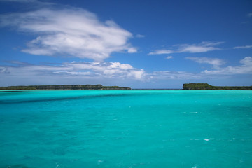 Lekiny Bay on Ouvea Island, Loyalty Islands, New Caledonia.