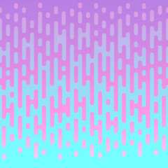 Seamless rounded lines halftone transition. Trendy abstract background.